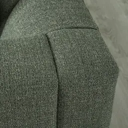 Storme Kombu Green 2-Seater Fabric Sofa - Brown Legs