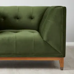 Humphrey Forest Green Velvet Occasional Chair
