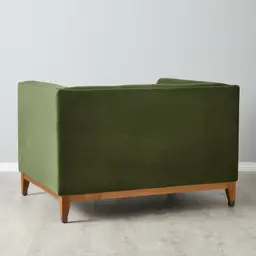 Humphrey Forest Green Velvet Occasional Chair