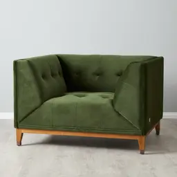 Humphrey Forest Green Velvet Occasional Chair