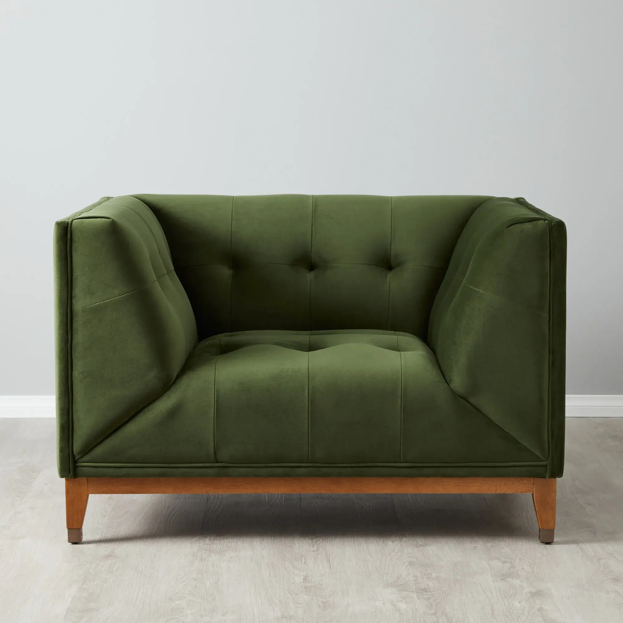 Humphrey Forest Green Velvet Occasional Chair