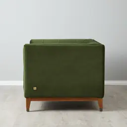 Humphrey Forest Green Velvet Occasional Chair