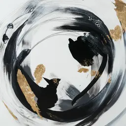Gold Rush Abstract Painting