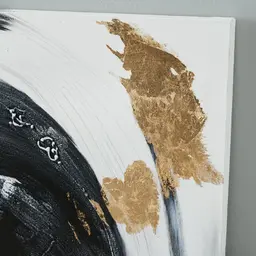 Gold Rush Abstract Painting