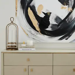 Gold Rush Abstract Painting