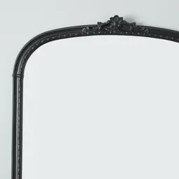 Cornelia Black Arched Mirror