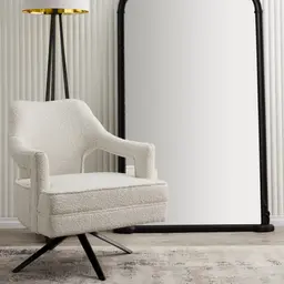 Cornelia Black Arched Mirror