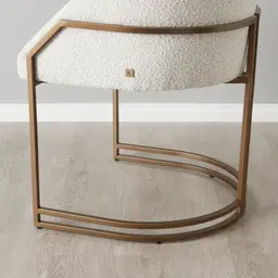 Laura Cream Boucle Dining Chair