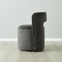 Sutton Charcoal Velvet Dining Chair