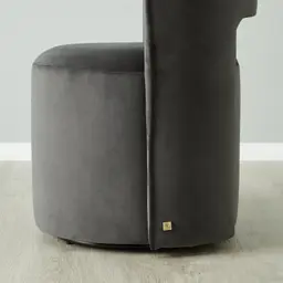 Sutton Charcoal Velvet Dining Chair