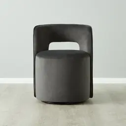 Sutton Charcoal Velvet Dining Chair