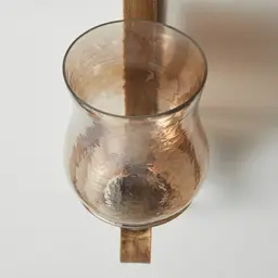 Barcelona Antique Gold Metal Wall Sconce