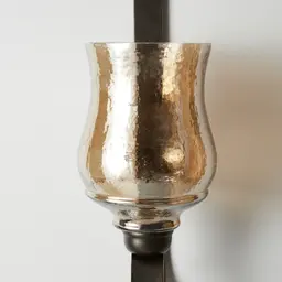 Barcelona Gilded Dark Bronze Metal Wall Sconce