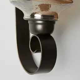 Barcelona Gilded Dark Bronze Metal Wall Sconce