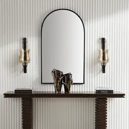 Barcelona Gilded Dark Bronze Metal Wall Sconce