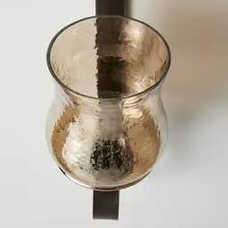 Barcelona Gilded Dark Bronze Metal Wall Sconce