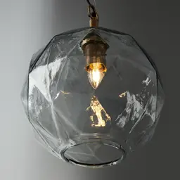 Olivia Antique Gold Metal Sphere Pendant