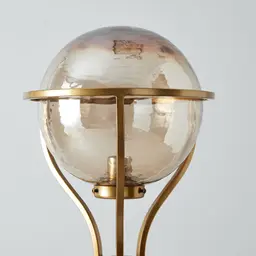 Divine Satin Brass Metal Floor Lamp