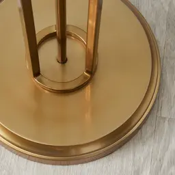 Divine Satin Brass Metal Floor Lamp