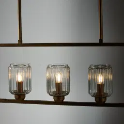 Freyja Antique Gold Metal 5-Light Chandelier