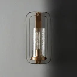 Felipe Antique Gold Metal Wall Light