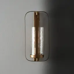 Felipe Antique Gold Metal Wall Light