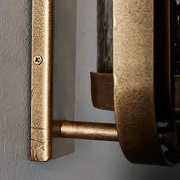 Felipe Antique Gold Metal Wall Light