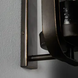 Felipe Gilded Dark Bronze Wall Light