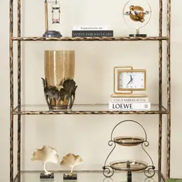 Abigail Gilded Dark Bronze 2-Tier Cake Stand