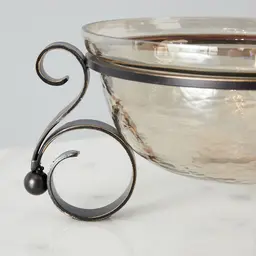 Tobin Gilded Dark Bronze Deep Bowl Decorative