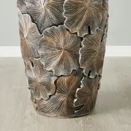 Posy Elongated Antique Gold Vase - Large