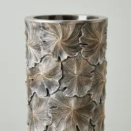 Posy Elongated Antique Gold Vase - Large