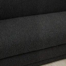 Clementine Black Boucle 3-Seater Sofa