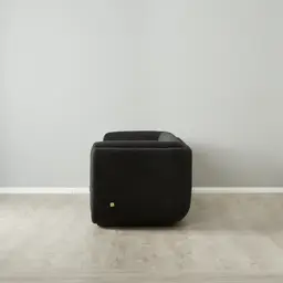 Clementine Black Boucle 3-Seater Sofa