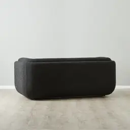 Clementine Black Boucle 2-Seater Sofa