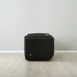 Clementine Black Boucle 2-Seater Sofa