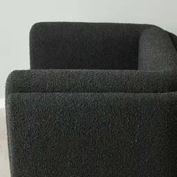 Clementine Black Boucle Occasional Chair
