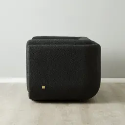 Clementine Black Boucle Occasional Chair