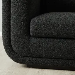 Clementine Black Boucle Occasional Chair