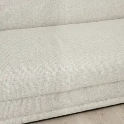 Clementine Dove Grey Woven 3-Seater Fabric Sofa