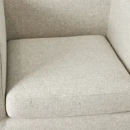 Clementine Dove Grey Woven Fabric Occasional Chair