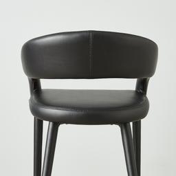 Moulin Black Vegan Leather 66 cm Counter Stool