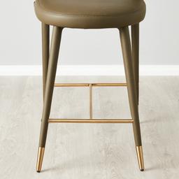 Moulin Sage Green Vegan Leather 66 cm Counter Stool