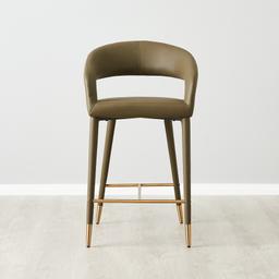 Moulin Sage Green Vegan Leather 66 cm Counter Stool