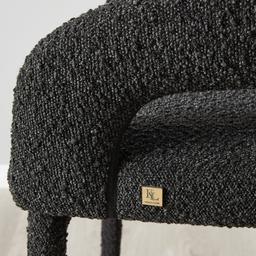 Moulin Black Boucle 66 cm Counter Stool