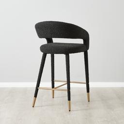 Moulin Black Boucle 66 cm Counter Stool