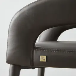 Moulin Smoke Grey Vegan Leather 66cm Counter Stool