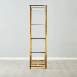 Paxton Brushed Gold Stainless Steel Shelf