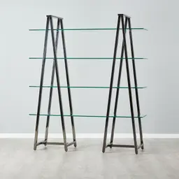 Paxton Black Nickel Stainless Steel Shelf