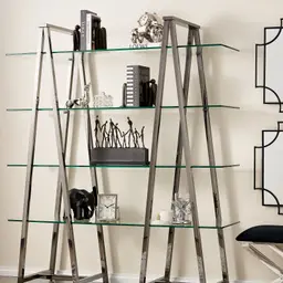 Paxton Black Nickel Stainless Steel Shelf